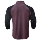 Camisa de algodão com gola subida