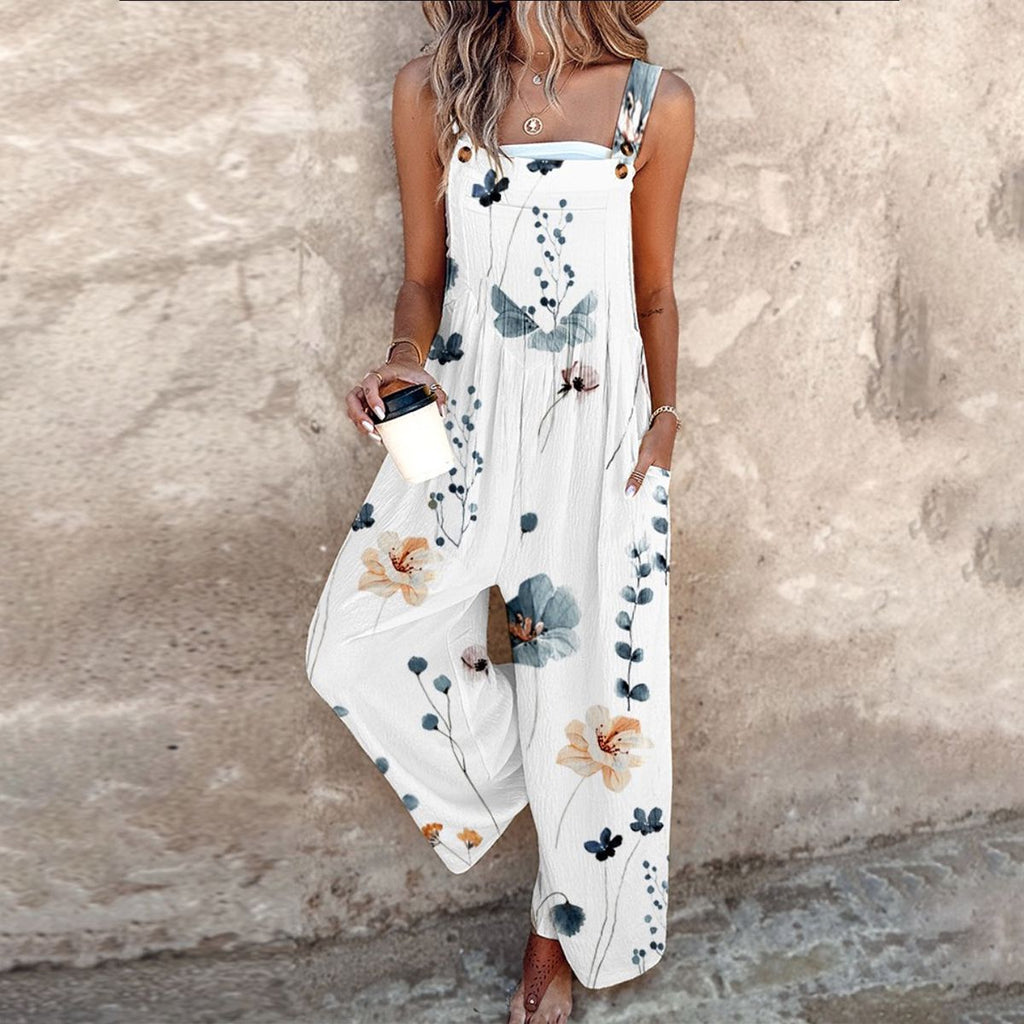 Joana - Macacão estampado confortável