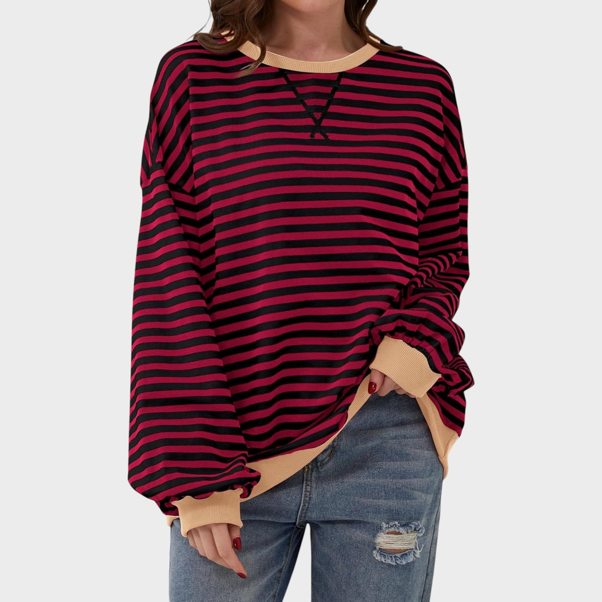 Vania - Camisola casual de manga comprida