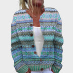 Leonor - Cardigan Floral de Outono