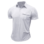 Camisa de algodão com bolsos
