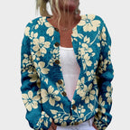 Leonor - Cardigan Floral de Outono