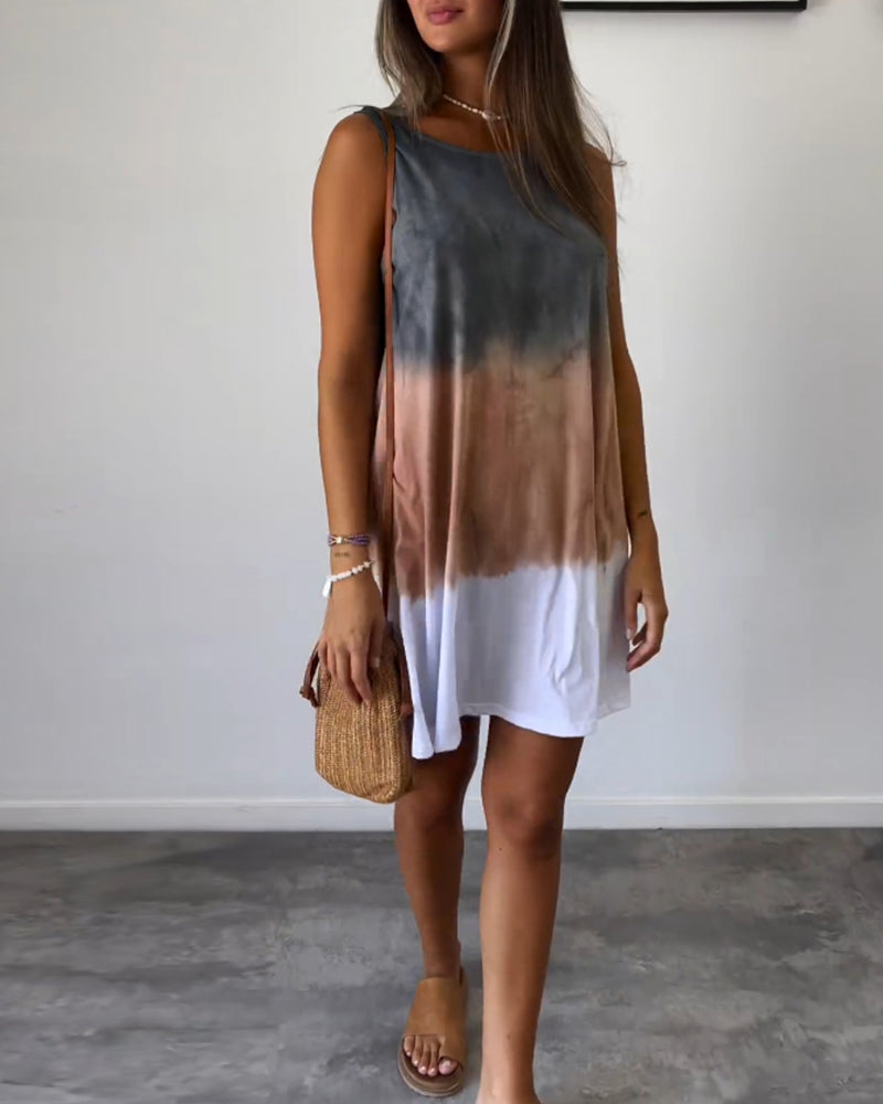 Rosalie | Vestido casual sem mangas de luxo