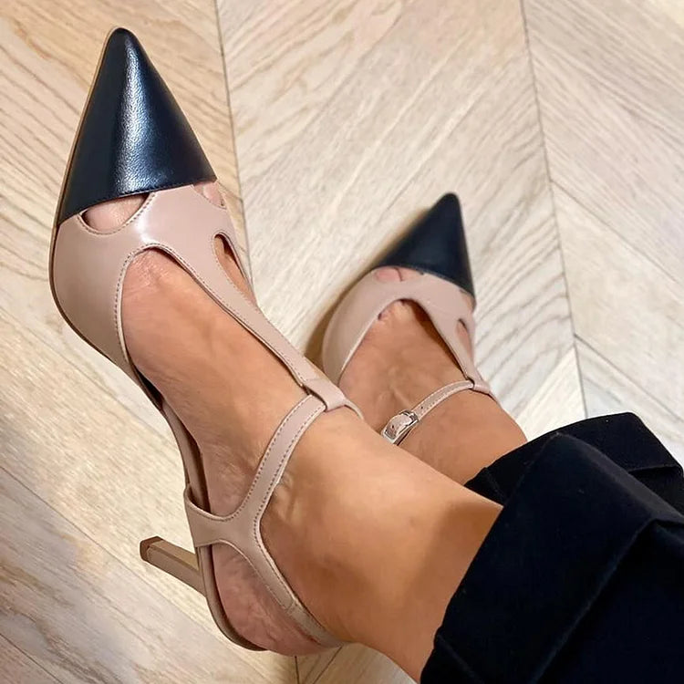 Evrardine - Sapatos bicolor