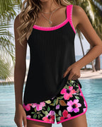 Catarina | Conjunto de Tankini Elegante em Dois Peças
