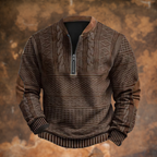 João - Pullover de malha com fecho