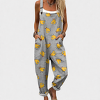 Paula - Macacão estampado confortável