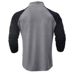 Camisa de algodão com gola subida