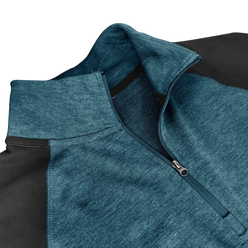 Camisa de algodão com gola subida