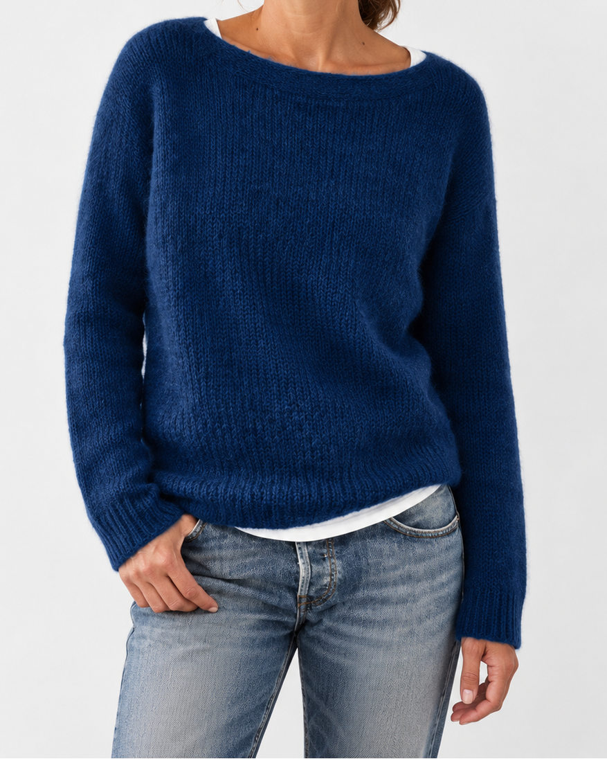 Bruna – camisola de malha de cor única