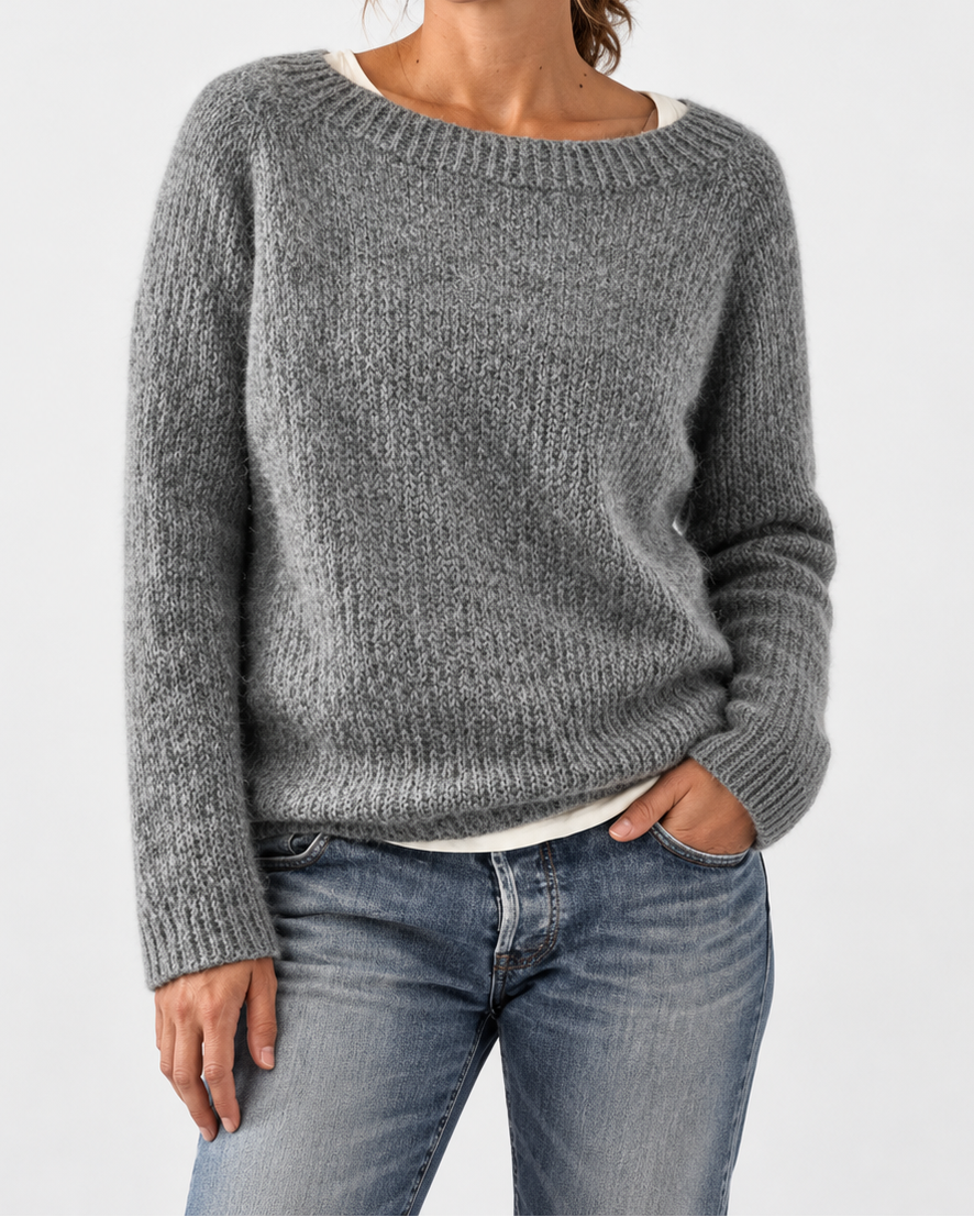 Bruna – camisola de malha de cor única