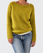Bruna – camisola de malha de cor única