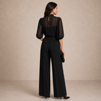 Catarina | Conjunto Fluido com Calças Largas