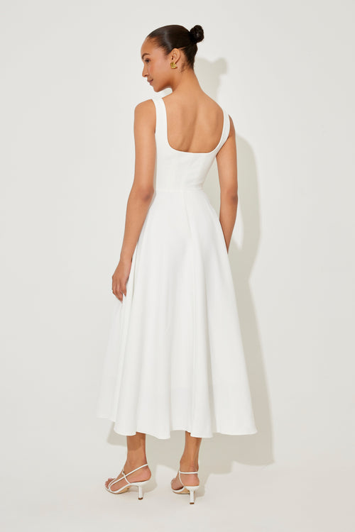 Amelia™ | Vestido midi fluido e atemporal