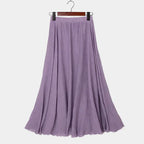 Saia Elegante de Cintura Alta