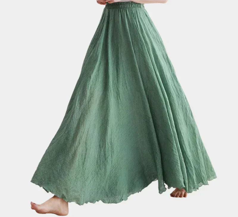 Saia Elegante de Cintura Alta