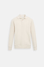 Sweater de Malha Misturada - Relaxada