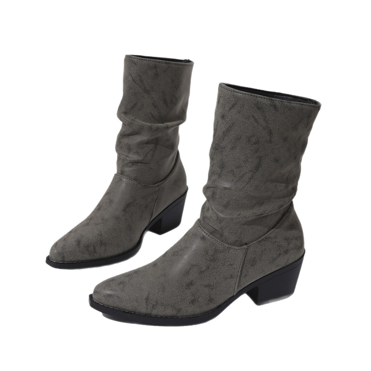 Sofia | Botins franzidos com salto