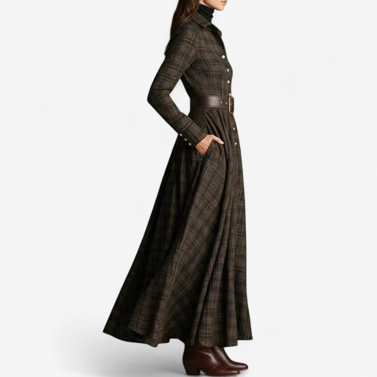Sarah™ Maxi de Inspiração Vintage