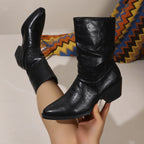 Sofia | Botins franzidos com salto