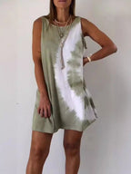Rosalie | Vestido casual sem mangas de luxo