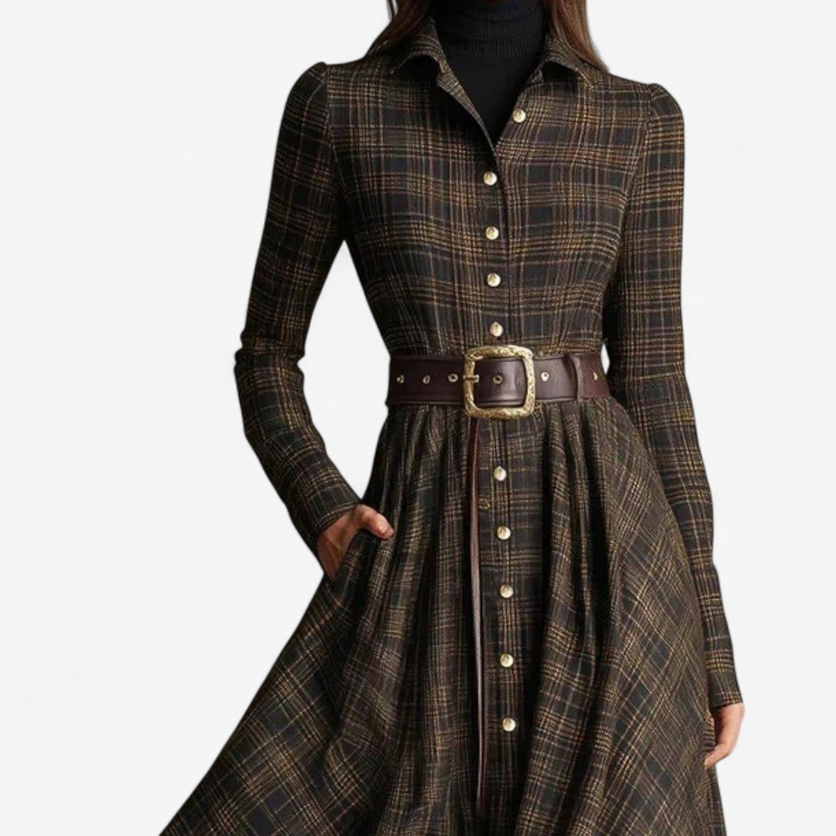 Sarah™ Maxi de Inspiração Vintage