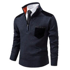 Pullover de Malha - Com Colarinho