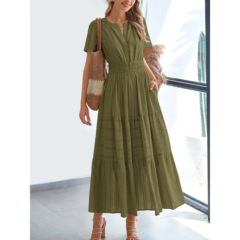 NATALIE™ - VESTIDO ELEGANTE E LISONJANTE