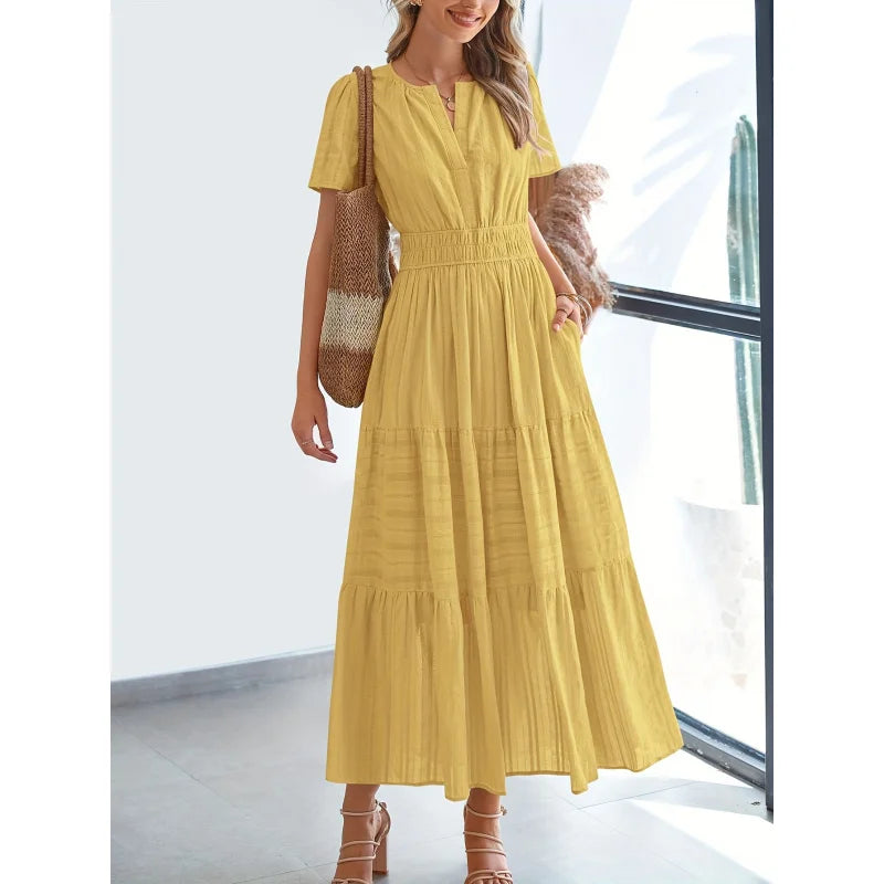 NATALIE™ - VESTIDO ELEGANTE E LISONJANTE