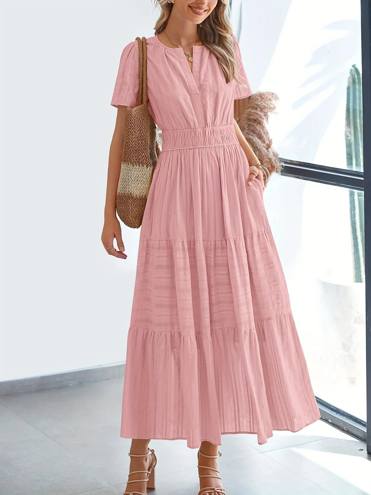 NATALIE™ - VESTIDO ELEGANTE E LISONJANTE