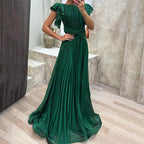 Rory | Vestido de noite plissado para Mulher
