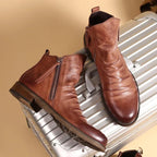Paulo - Botas Chelsea em Couro