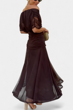 Magda™ | Vestido largo de flores com decote em V