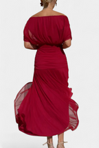 Magda™ | Vestido largo de flores com decote em V