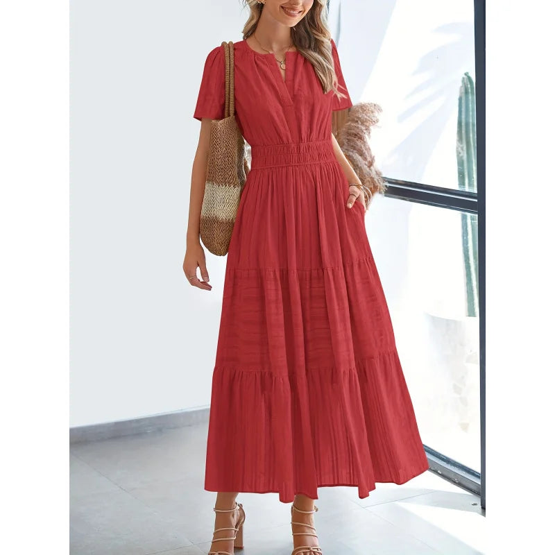 NATALIE™ - VESTIDO ELEGANTE E LISONJANTE