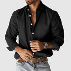 Camisa de Vestir Soft-Blend - Forma Limpa