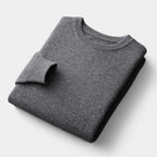 João - Mixed Knit Round Neck Jumper