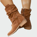 Botas confortáveis até ao tornozelo