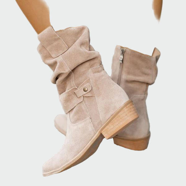 Botas confortáveis até ao tornozelo