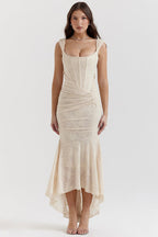 Elodie - Vestido com Cintura Definida
