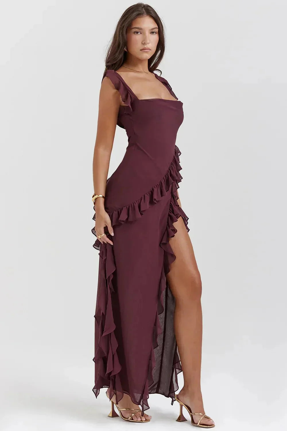 Lara™ | Vestido longo estiloso com fenda
