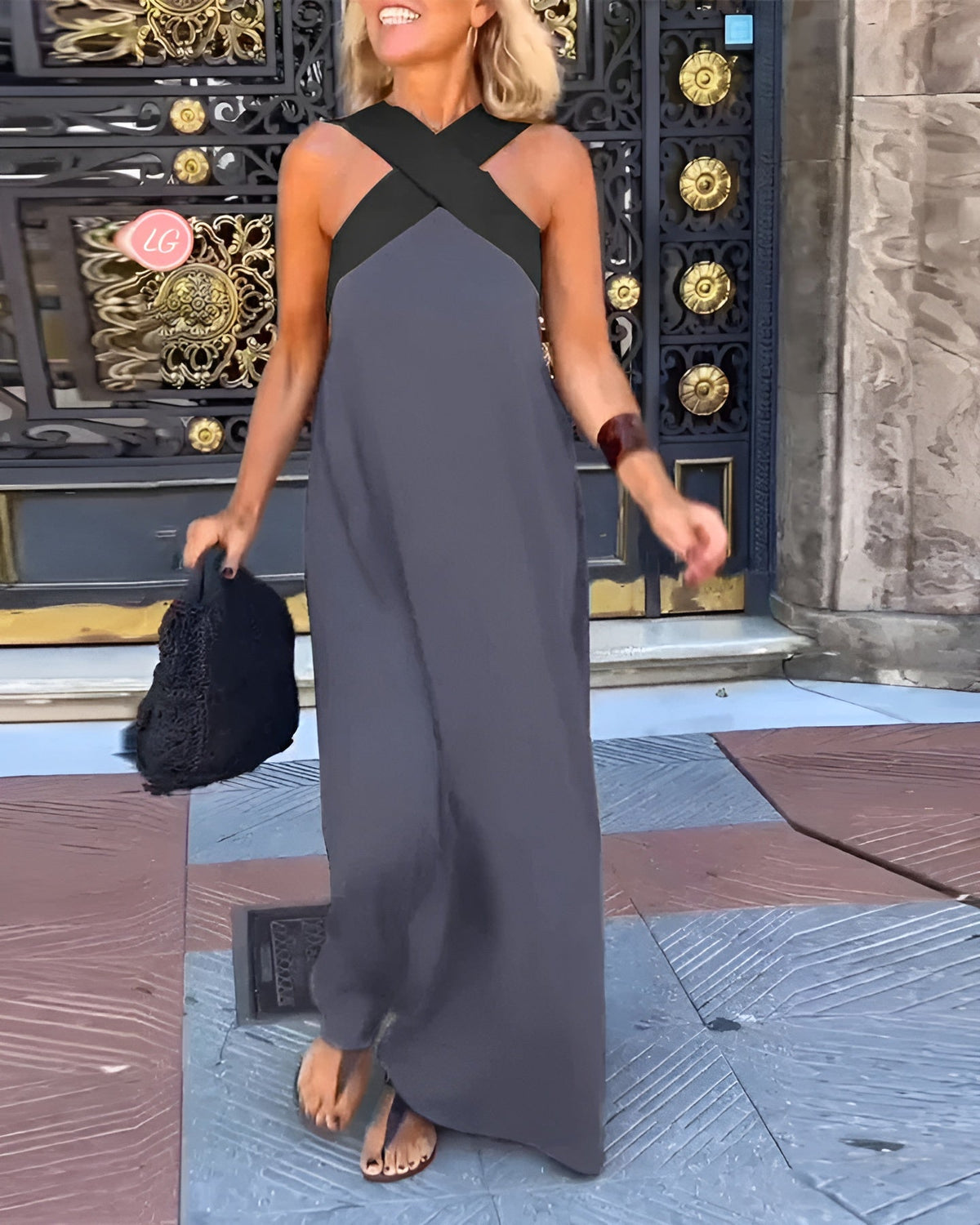 Delphine | Vestido cruzado