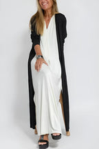 Ava™ | Vestido longo elegante + cardigan