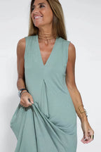 Ava™ | Vestido longo elegante + cardigan